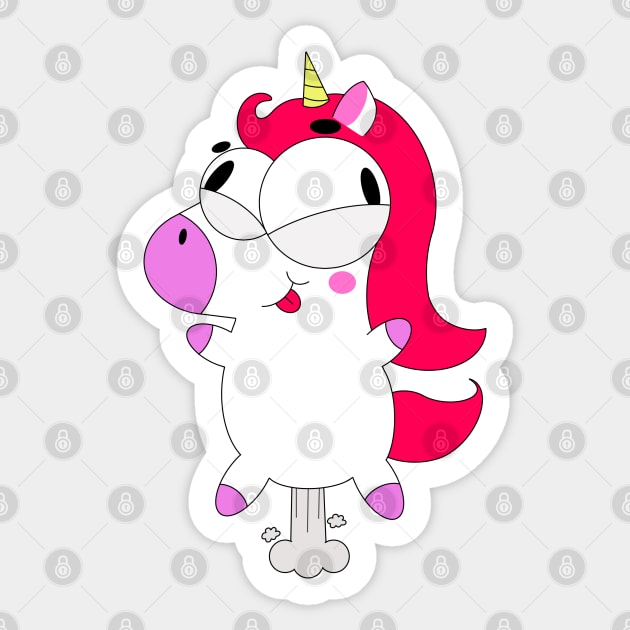 Unicorn Toot Sticker by garciajey